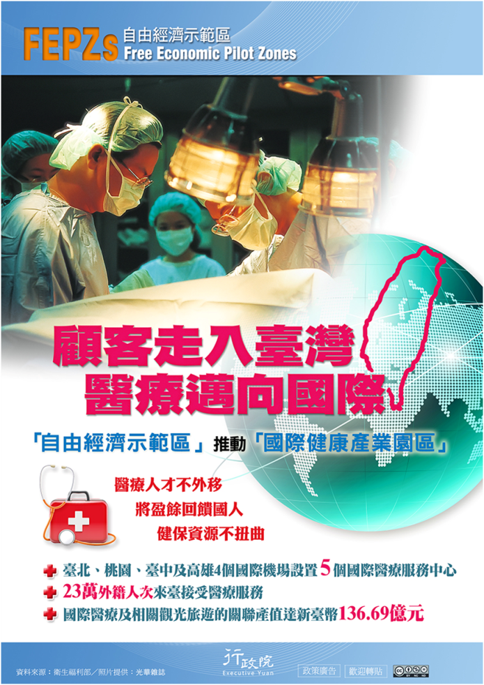 顧客走入臺灣 醫療邁向國際